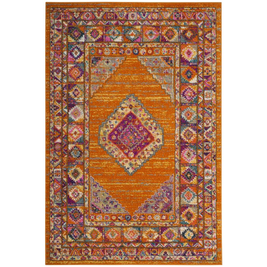 【並行輸入品】Safavieh Madison Collection MAD133D Orange and Fuchsia Bohemian C_5