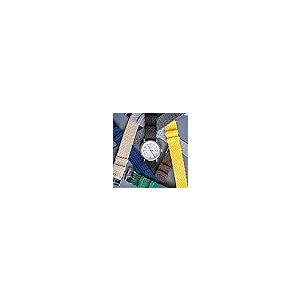 【並行輸入品】Clockwork Synergy〓   ダブル編組パーロン腕時計ストラップ (22mm ブラウン) Clockwork Syneの画像