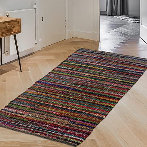 【並行輸入品】 Chardin home Eco Friendly 100% Recycled Cotton Colorful chindi_4