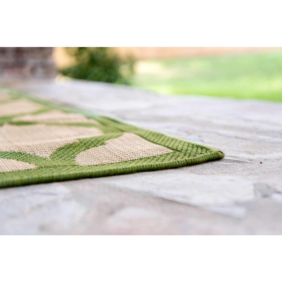 【並行輸入品】Unique Loom Outdoor Trellis Collection Casual Moroccan Lattice Tr_9