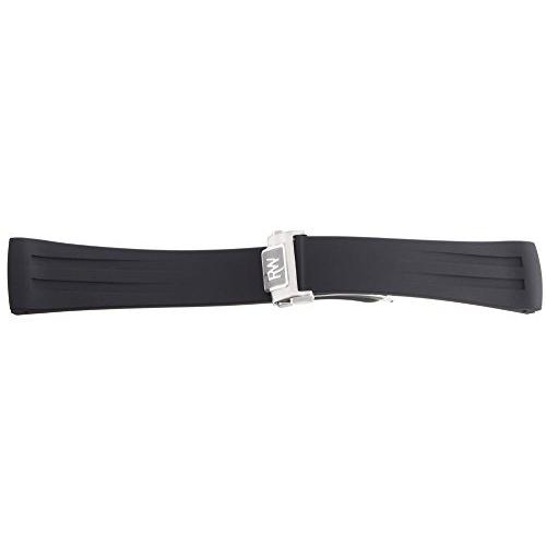 【並行輸入品】 Raymond Weil Mens 22mm Black Rubber Watch Band Strap 4881の画像