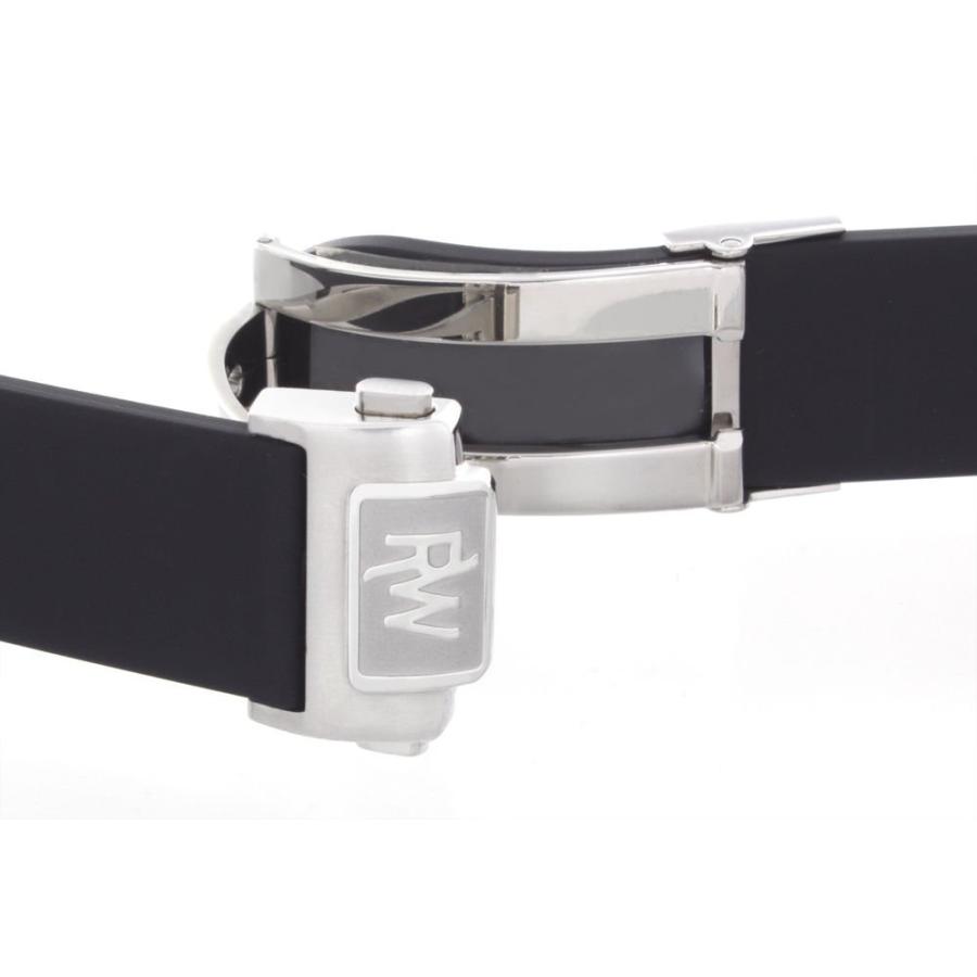 【並行輸入品】 Raymond Weil Mens 22mm Black Rubber Watch Band Strap 4881の画像
