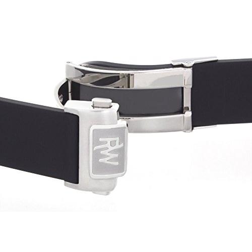 【並行輸入品】 Raymond Weil Mens 22mm Black Rubber Watch Band Strap 4881の画像
