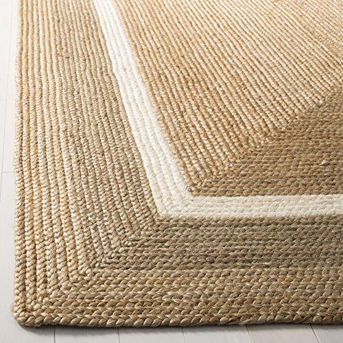 【並行輸入品】Safavieh Fiber Collection NF883B Hand Woven Jute Area Rug， 4' x 6_7