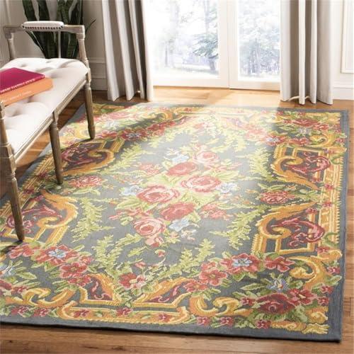 【並行輸入品】 SAFAVIEH Classic Vintage Collection Accent Rug 4' x 6'， Grey &_4