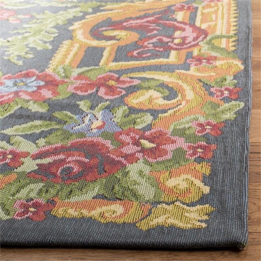 【並行輸入品】 SAFAVIEH Classic Vintage Collection Accent Rug 4' x 6'， Grey &_6