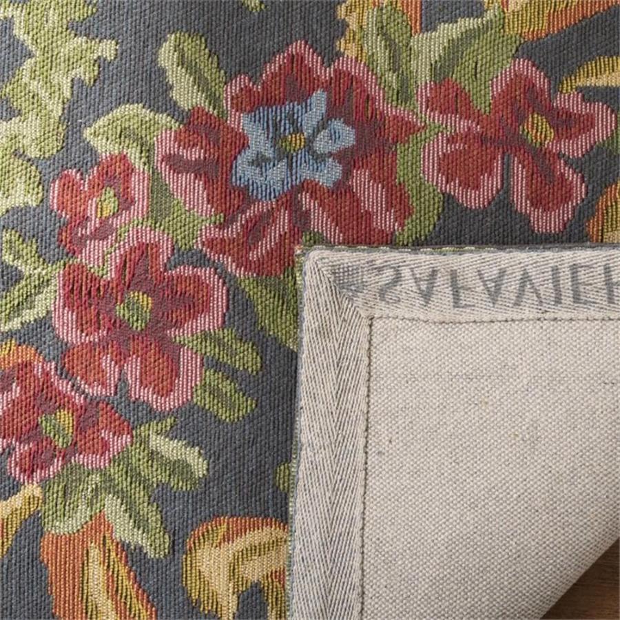 【並行輸入品】 SAFAVIEH Classic Vintage Collection Accent Rug 4' x 6'， Grey &_9