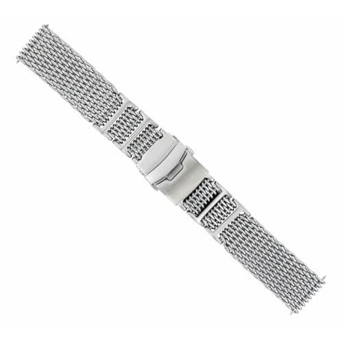 【並行輸入品】22 mm Sharkメッシュステンレススチール時計バンドストラップBand for BREITLING Thick Heavyの画像