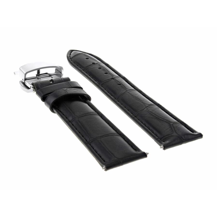 【並行輸入品】21 mmレザー腕時計バンドストラップforティソTレースt048417クロノグラフブラック2b Ewatchparts 21mmの画像