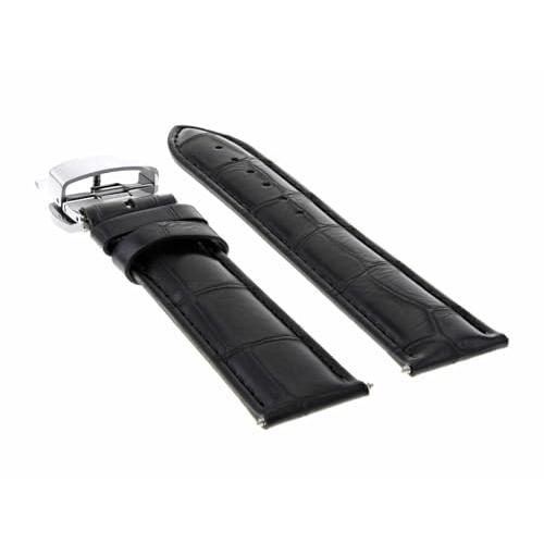 【並行輸入品】21 mmレザー腕時計バンドストラップforティソTレースt048417クロノグラフブラック2b Ewatchparts 21mmの画像