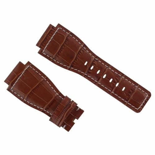 【並行輸入品】ベル＆ロスBR 01 03 TAN WS#7A用24MMレザーバンドストラップ Ewatchparts 24mm Leatherの画像