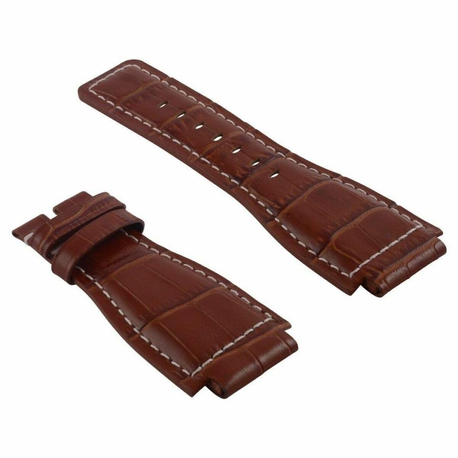 【並行輸入品】ベル＆ロスBR 01 03 TAN WS#7A用24MMレザーバンドストラップ Ewatchparts 24mm Leatherの画像