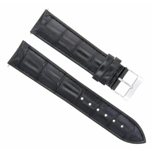 【並行輸入品】 Ewatchparts 22mm Leather Watch Band Strap Compatible With Bulovaの画像