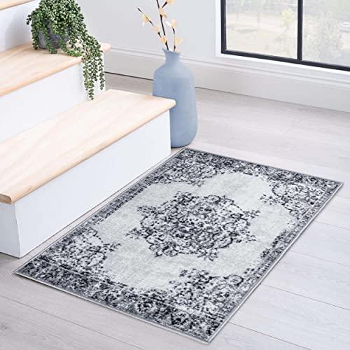 【並行輸入品】 SUPERIOR Indoor Non Slip Area Rug， Foam Backed Rugs for Living R_1