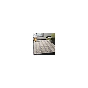 【並行輸入品】 SAFAVIEH Trace Collection Accent Rug 4' x 6'， Blue & Black， Ha_2