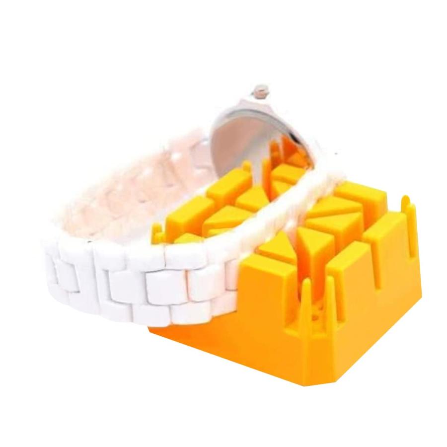 【並行輸入品】プラスチック時計バンドブレスレットホルダーブロックリンク修理ツール修理および時計バンド交換ランダムカラー Plastic Watcの画像