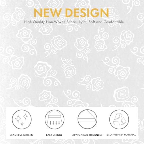 【並行輸入品】FrenzyBird 厚みのある通路ランナー 結婚式用 フィート ホワイト 通路ランナー 歩道 屋内 屋外 結婚式 教会 装飾 ハ_7
