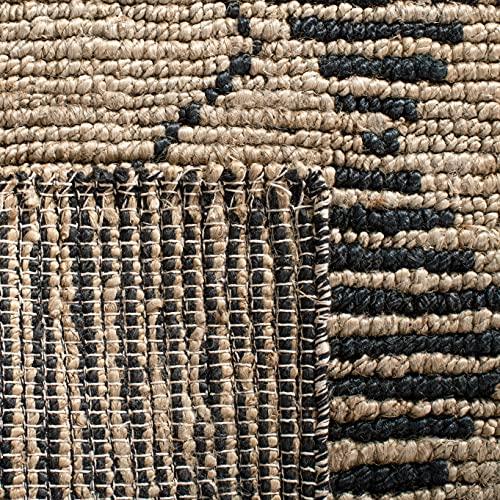 【並行輸入品】 SAFAVIEH Bohemian Collection 2' x 3' Beige / Black BOH703Z Handm_4