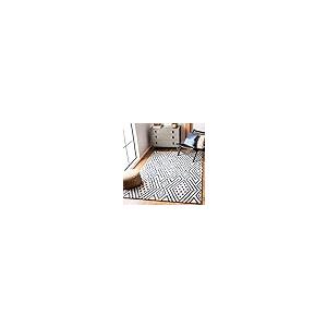 【並行輸入品】 SAFAVIEH Micro Loop Collection Accent Rug 2'6" x 4'， Blue & Iv_2