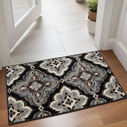 【並行輸入品】 Superior Crawford Area Rug， 2x3， Black_1