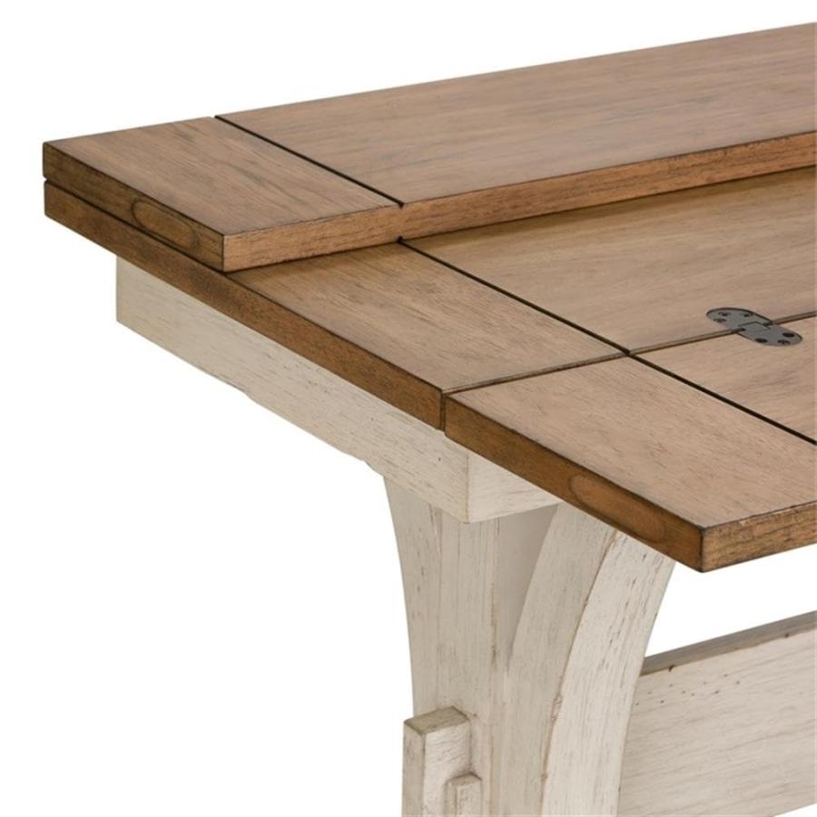 【並行輸入品】Liberty Furniture Farmhouse Reimagined Flip Lid Sofa Table 141［並行_9