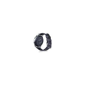 【並行輸入品】 MeShow 22mm Genuine Leather Carbon Fiber Embossed Pattern with S_2