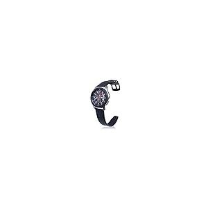 【並行輸入品】 MeShow 22mm Genuine Leather Carbon Fiber Embossed Pattern with S_8