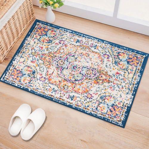 【並行輸入品】 Rugshop Vintage Distressed Bohemian Area Rug for Living Room， Be_1