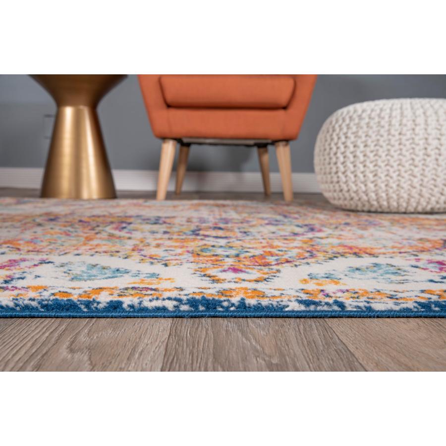 【並行輸入品】 Rugshop Vintage Distressed Bohemian Area Rug for Living Room， Be_6
