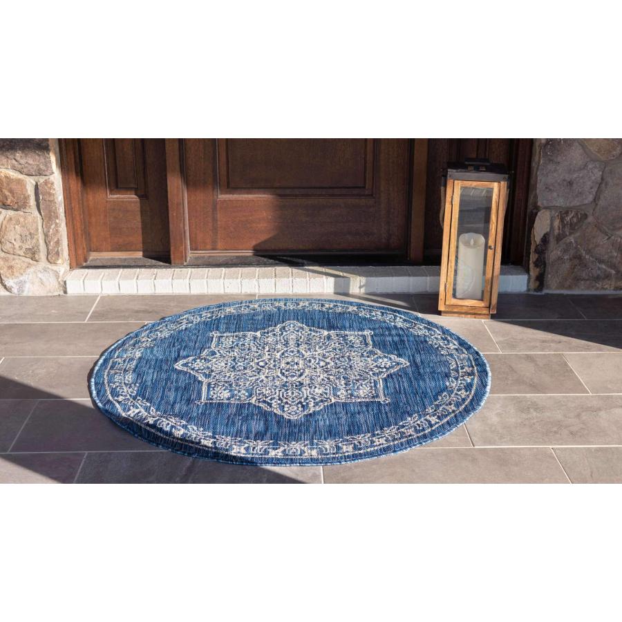 【並行輸入品】 Unique Loom Outdoor Traditional Collection Area Rug Antique (4_3