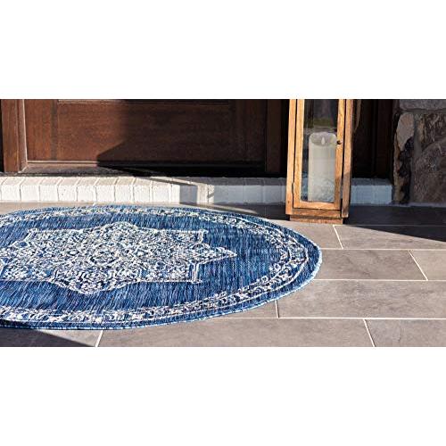 【並行輸入品】 Unique Loom Outdoor Traditional Collection Area Rug Antique (4_7