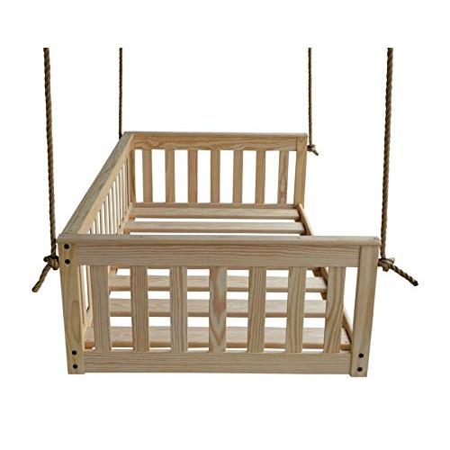 【並行輸入品】A\u0026L Furniture VersaLoft アーミッシュ製パインツインミッションスイングベッド 索条付き添い人 未完成 A\u0026L