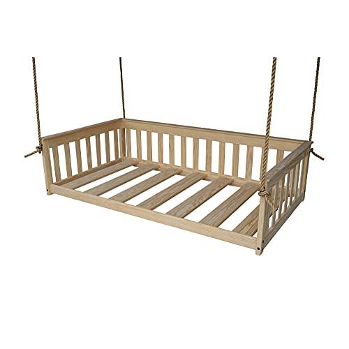 【並行輸入品】A\u0026L Furniture VersaLoft アーミッシュ製パインツインミッションスイングベッド 索条付き添い人 未完成 A\u0026L