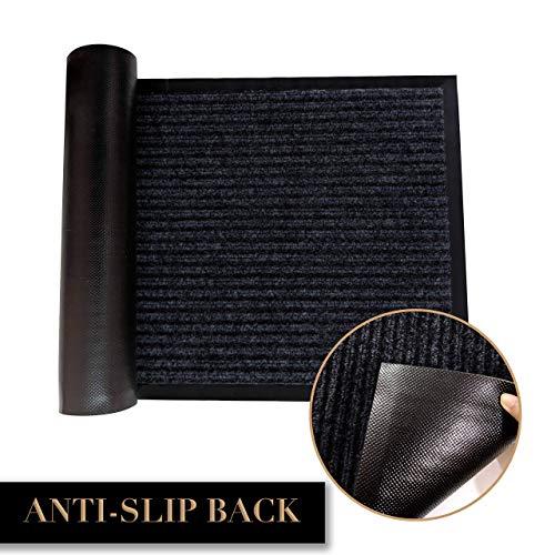 【並行輸入品】 LuxUrux Durable Rubber Door Mat， Heavy Duty Doormat， Indoor Outd_7