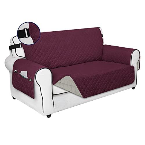 【並行輸入品】 PureFit Reversible Sofa Cover Water Resistant Loveseat Couch Cov_1