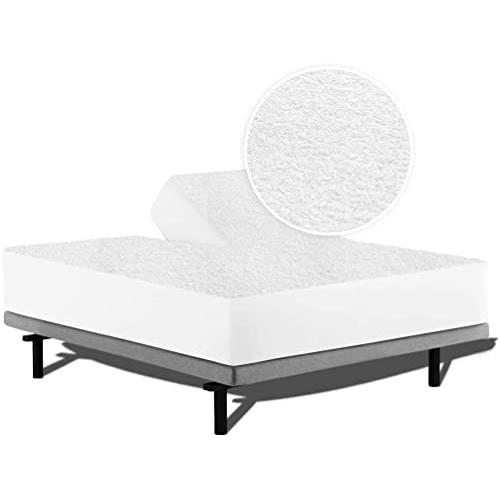 【並行輸入品】 Top Head flex Split King Mattress protector Fitted Style 12" Dee