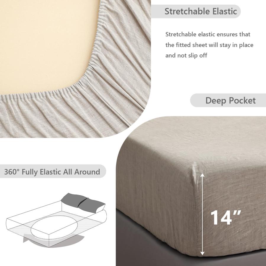 【並行輸入品】Simple&Opulence 簡単フィット 通気性プレミアムダストフリル クラシックな14インチドロップベッドスカート ツイン_5