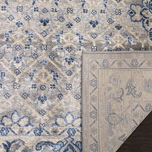 【並行輸入品】SAFAVIEH Brentwood Collection 2フィート x 4フィート ライトグレー/ブルー BNT869G オリ_1