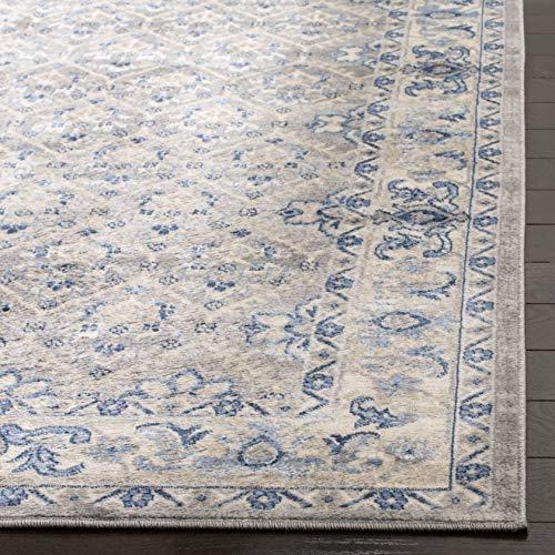 【並行輸入品】SAFAVIEH Brentwood Collection 2フィート x 4フィート ライトグレー/ブルー BNT869G オリ_4