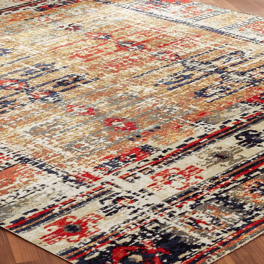 【並行輸入品】 Kalaty Modena Collection Desert Red Multi Color Indoor/Outdoor Aの画像