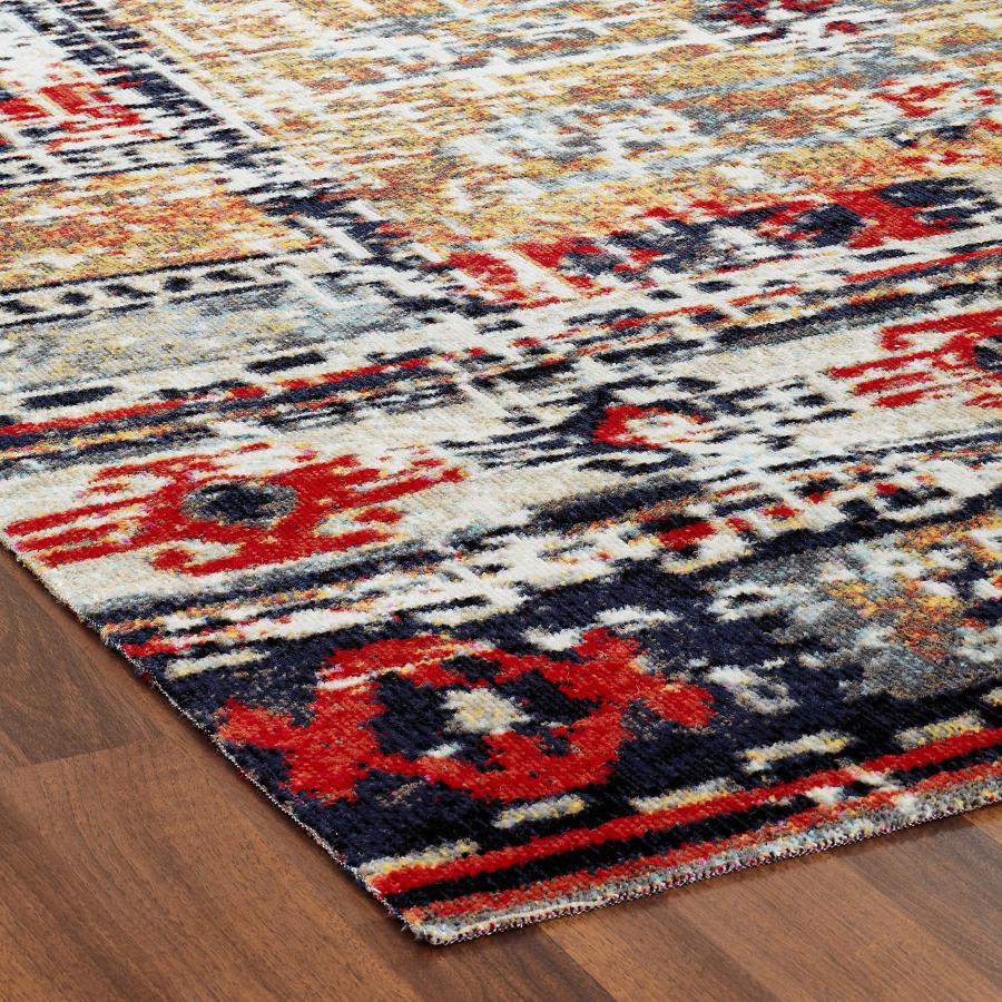 【並行輸入品】 Kalaty Modena Collection Desert Red Multi Color Indoor/Outdoor Aの画像
