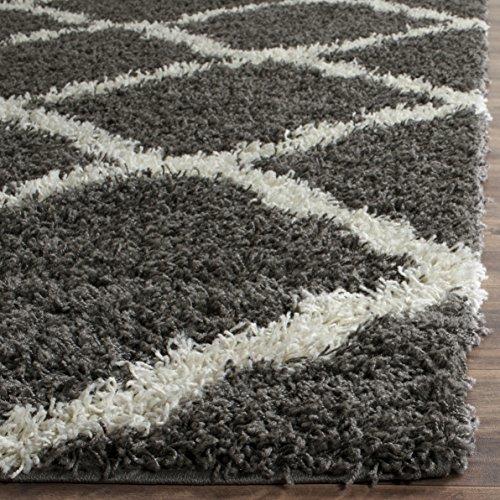 【並行輸入品】 SAFAVIEH Dallas Shag Collection Accent Rug 2'3" x 4'， Dark Gre_4