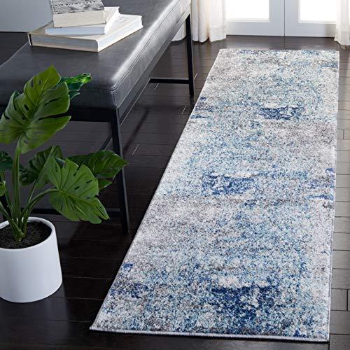 【並行輸入品】 SAFAVIEH Aston Collection Runner Rug 2' x 8'， Light Blue & Gre_1