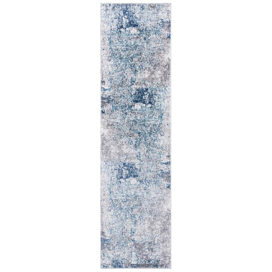【並行輸入品】 SAFAVIEH Aston Collection Runner Rug 2' x 8'， Light Blue & Gre_3