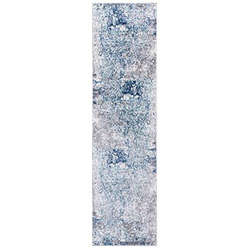 【並行輸入品】 SAFAVIEH Aston Collection Runner Rug 2' x 8'， Light Blue & Gre_4