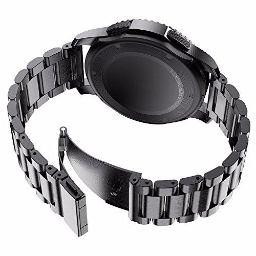 【並行輸入品】Classic Stainless Steel Metal WatchBand Compatible with Huami Ama_9