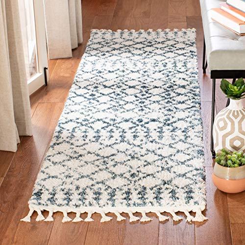 【並行輸入品】 SAFAVIEH Berber Fringe Shag Collection Runner Rug 2'2" x 6'， C_1
