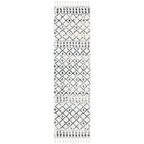 【並行輸入品】 SAFAVIEH Berber Fringe Shag Collection Runner Rug 2'2" x 6'， C_4