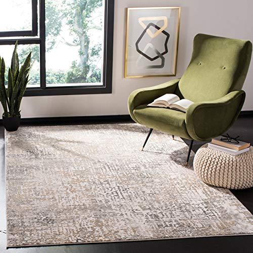 【並行輸入品】 SAFAVIEH Vogue Collection Accent Rug 3' x 5'， Beige & Grey， Mo_1