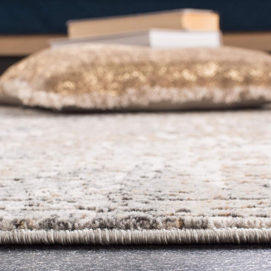 【並行輸入品】 SAFAVIEH Vogue Collection Accent Rug 3' x 5'， Beige & Grey， Mo_9